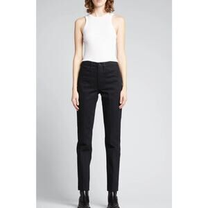 NEW! Frame Denim Jeans Frame Le Italien True Straight Jeans in Black. Size 26.